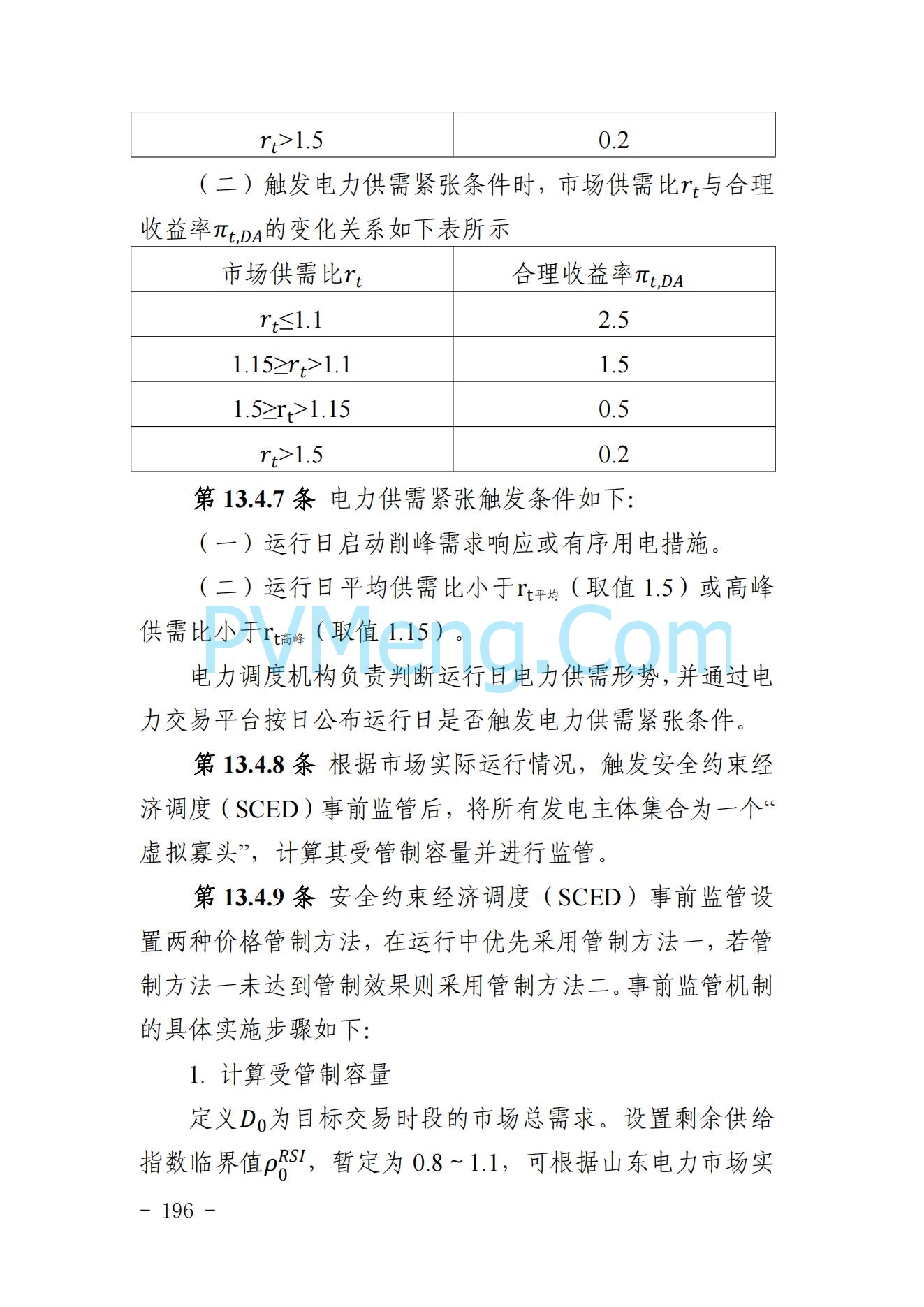 山东省关于印发《山东电力市场规则(试行)》的通知（鲁监能市场规〔2024〕24号）2040419