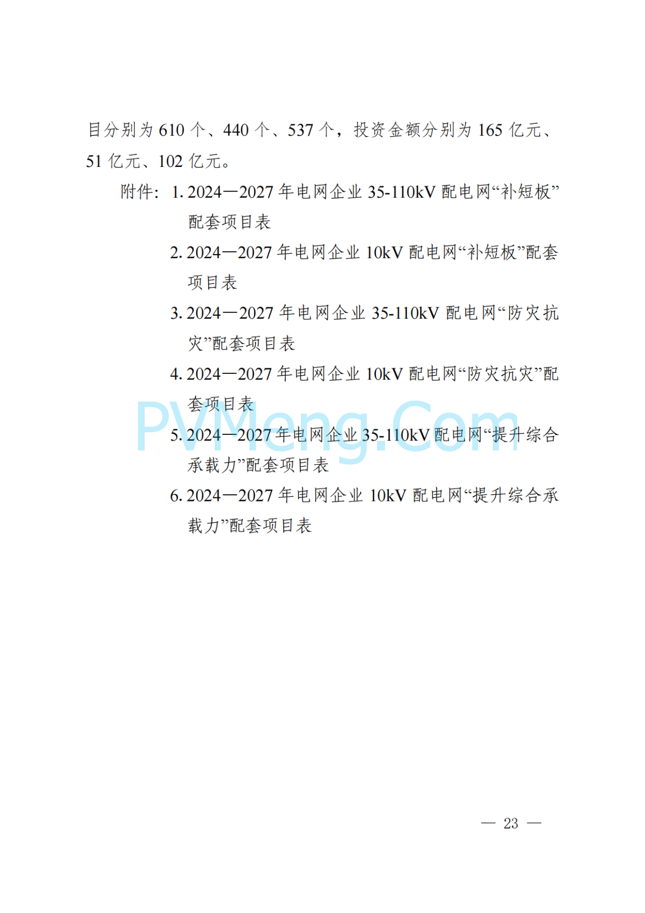 河南省发改委关于征求《河南省配电网高质量发展实施方案（2024—2027年）》意见建议的通知20250205